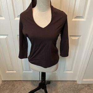 Eccoci size M Elegant Brown  Women's Top